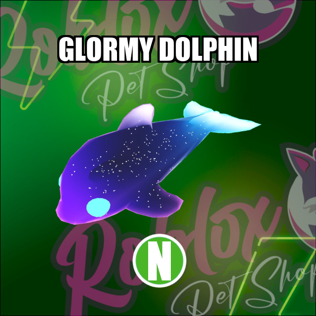 Glormy Dolphin NEON Adopt Me