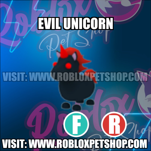 Evil Unicorn FLY RIDE Adopt Me
