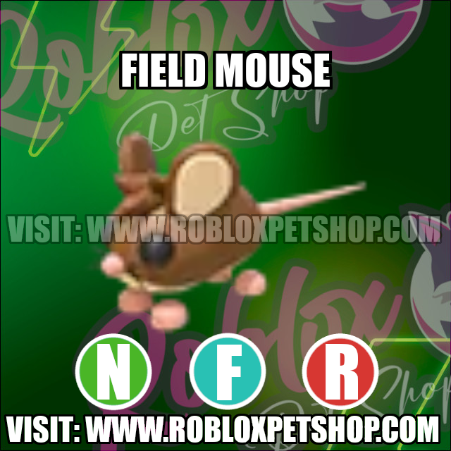 Field Mouse NEON FLY RIDE Adopt Me