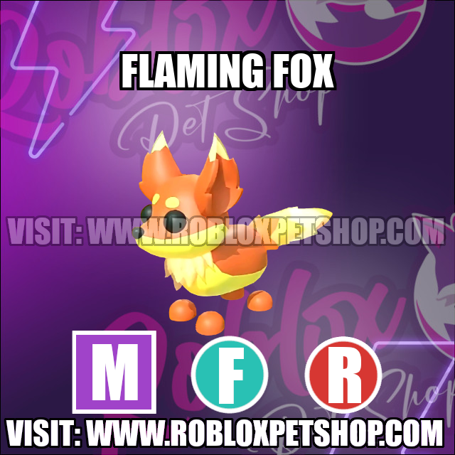 Flaming Fox MEGA FLY RIDE Adopt Me