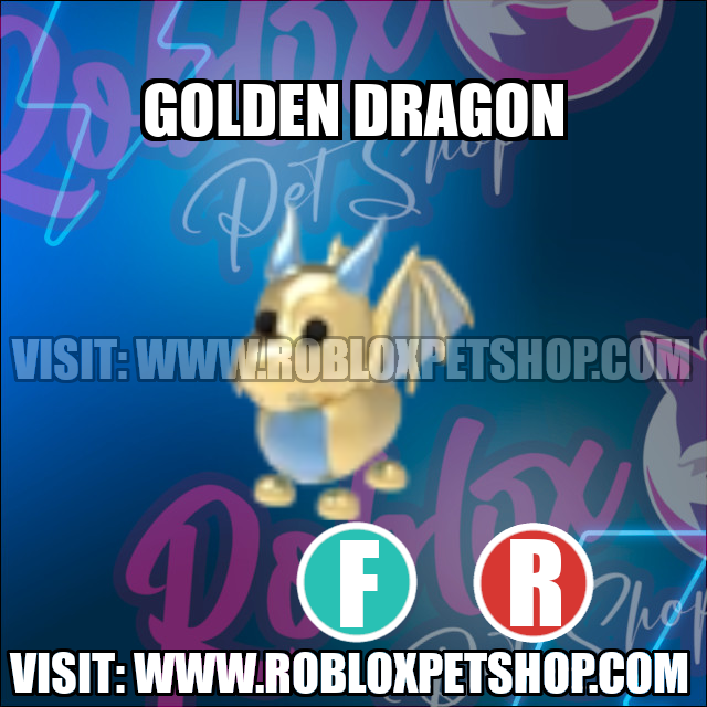 Golden Dragon FLY RIDE Adopt Me