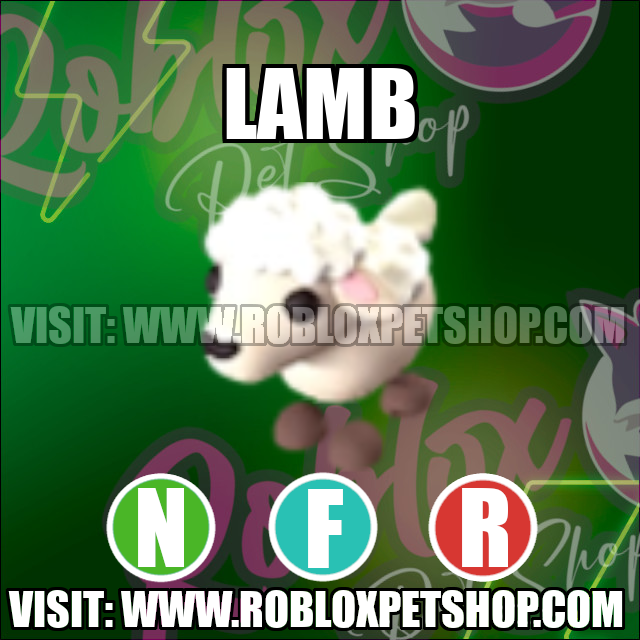 Lamb NEON FLY RIDE Adopt Me