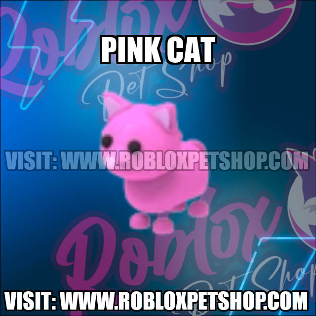 Pink Cat NO POTION Adopt Me