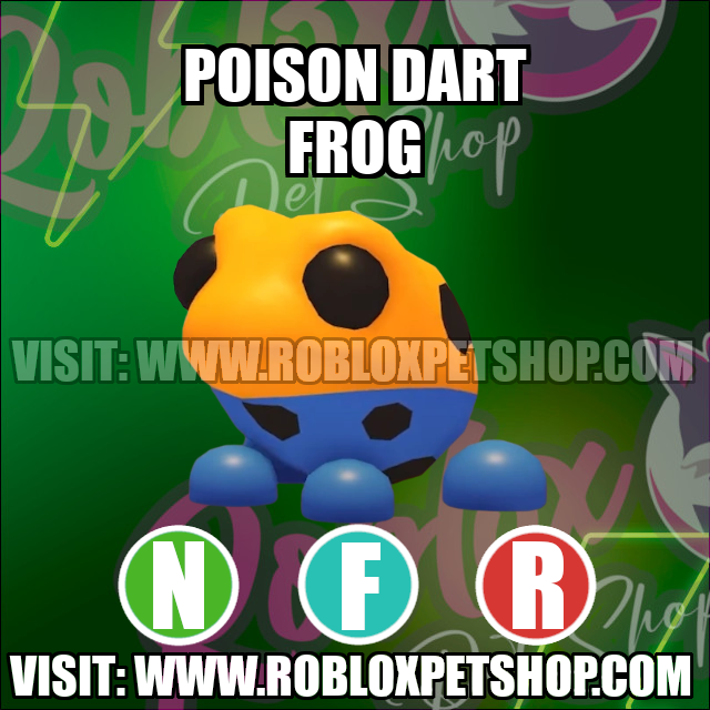 Poison Dart Frog NEON FLY RIDE Adopt Me