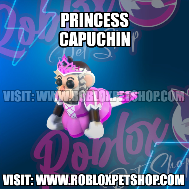 Princess Capuchin Monkey NO POTION Adopt Me