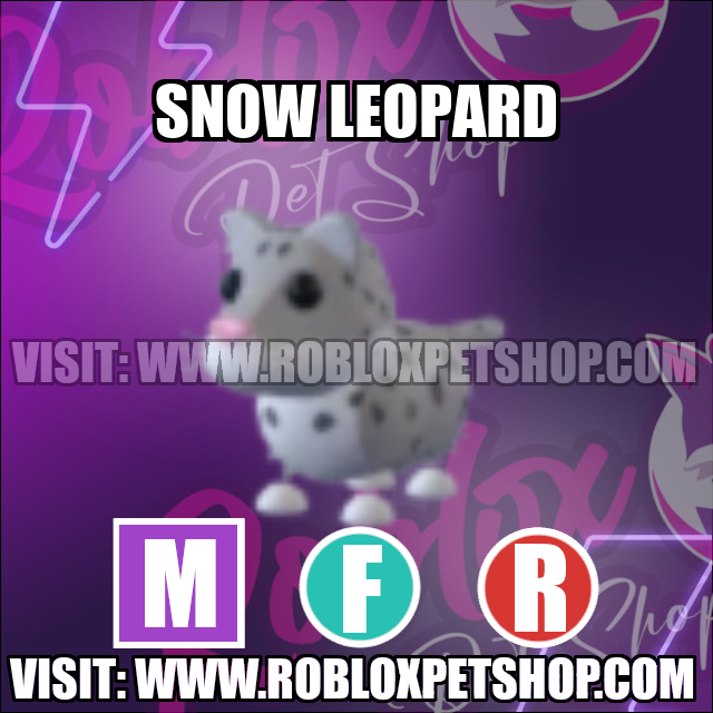 Snow Leopard MEGA FLY RIDE Adopt Me