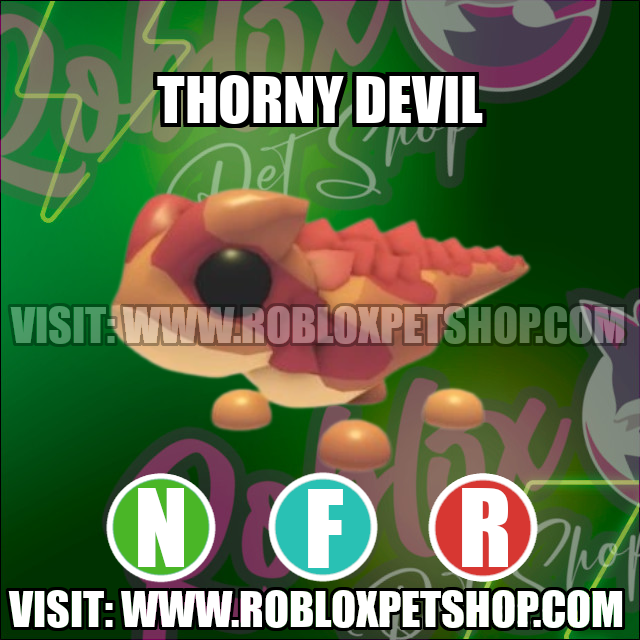 Thorny Devil NEON FLY RIDE Adopt Me