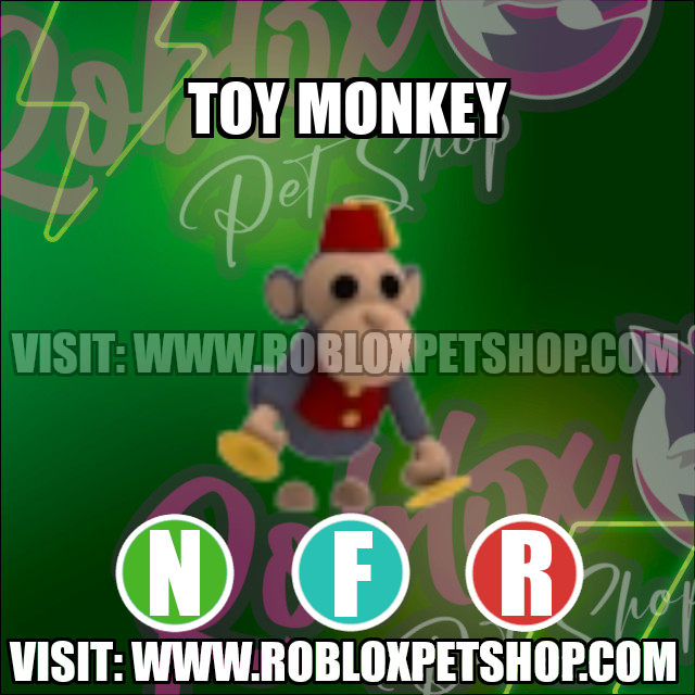 Toy Monkey NEON FLY RIDE Adopt Me