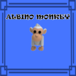 Albino Monkey NORMAL NO POTION Adopt Me