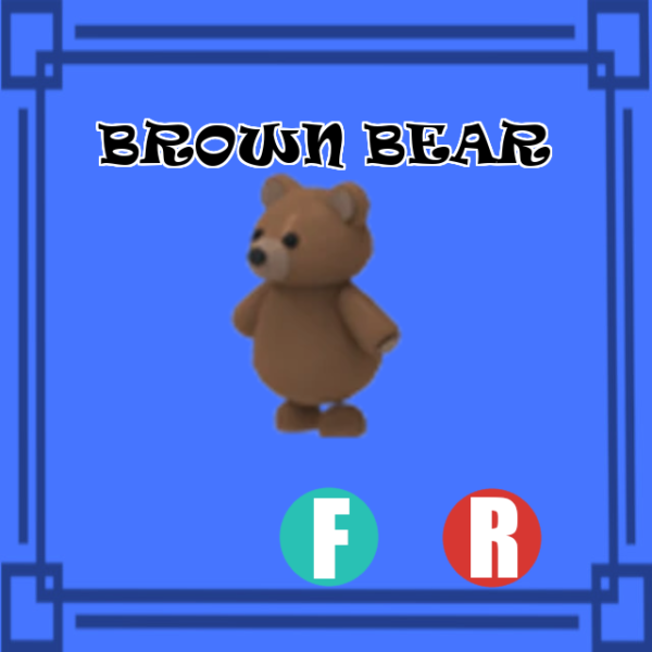 Brown Bear NORMAL FLY RIDE Adopt Me