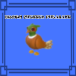 Brown Chested Pheasant NORMAL NO POTION Adopt Me