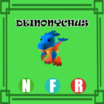 Deinonychus NEON FLY RIDE Adopt Me