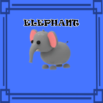 Elephant NORMAL NO POTION Adopt Me