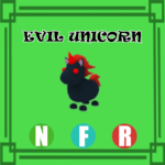 Evil Unicorn NEON FLY RIDE Adopt Me