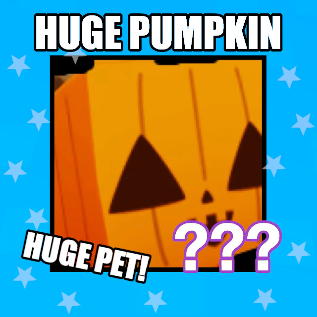 Huge Pumpkin Cat Pet Simulator X