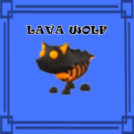 Lava Wolf NORMAL NO POTION Adopt Me