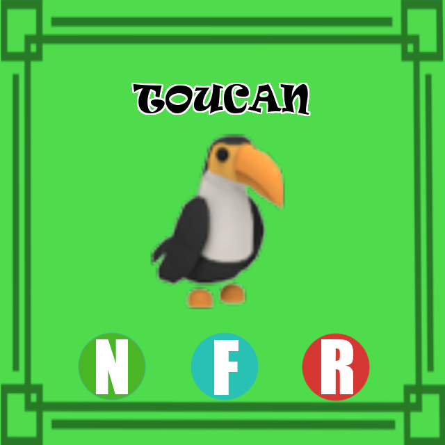 Toucan Neon Fly Ride Adopt Me