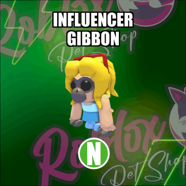 Influencer Gibbon NEON Adopt Me