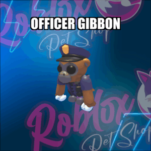 Officer Gibbon NO POTION Adopt Me