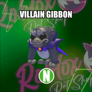 Villain Gibbon NEON Adopt Me