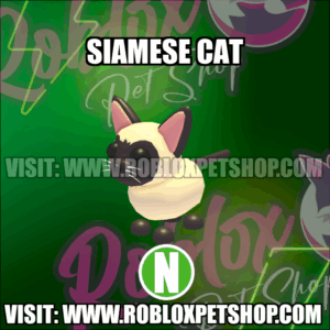Siamese Cat NEON Adopt Me