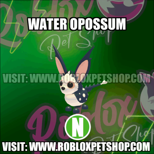 Water Opossum NEON Adopt Me