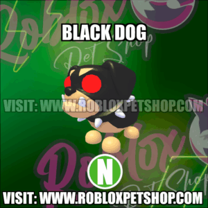 Black Dog NEON Adopt Me