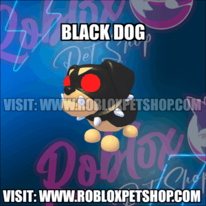 Black Dog NO POTION Adopt Me