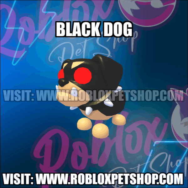 Black Dog NO POTION Adopt Me