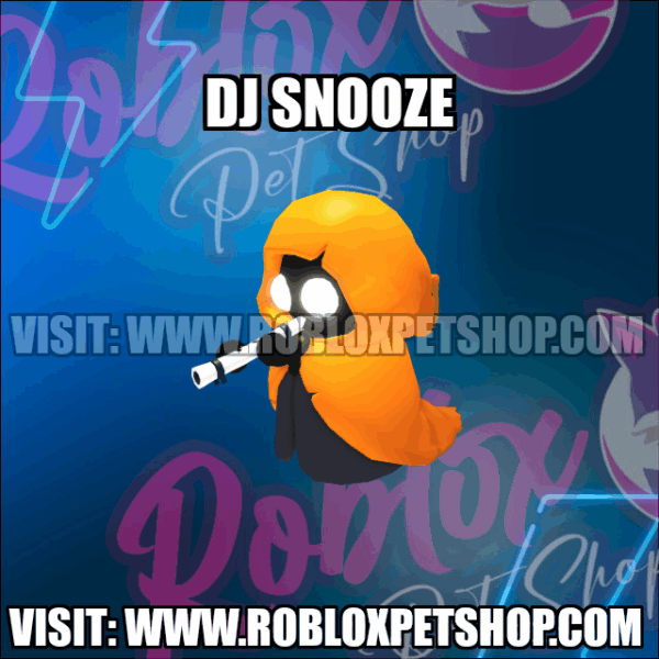 DJ Snooze NO POTION Adopt Me