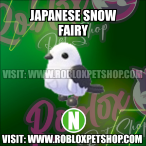 Japanese Snow Fairy NEON Adopt Me